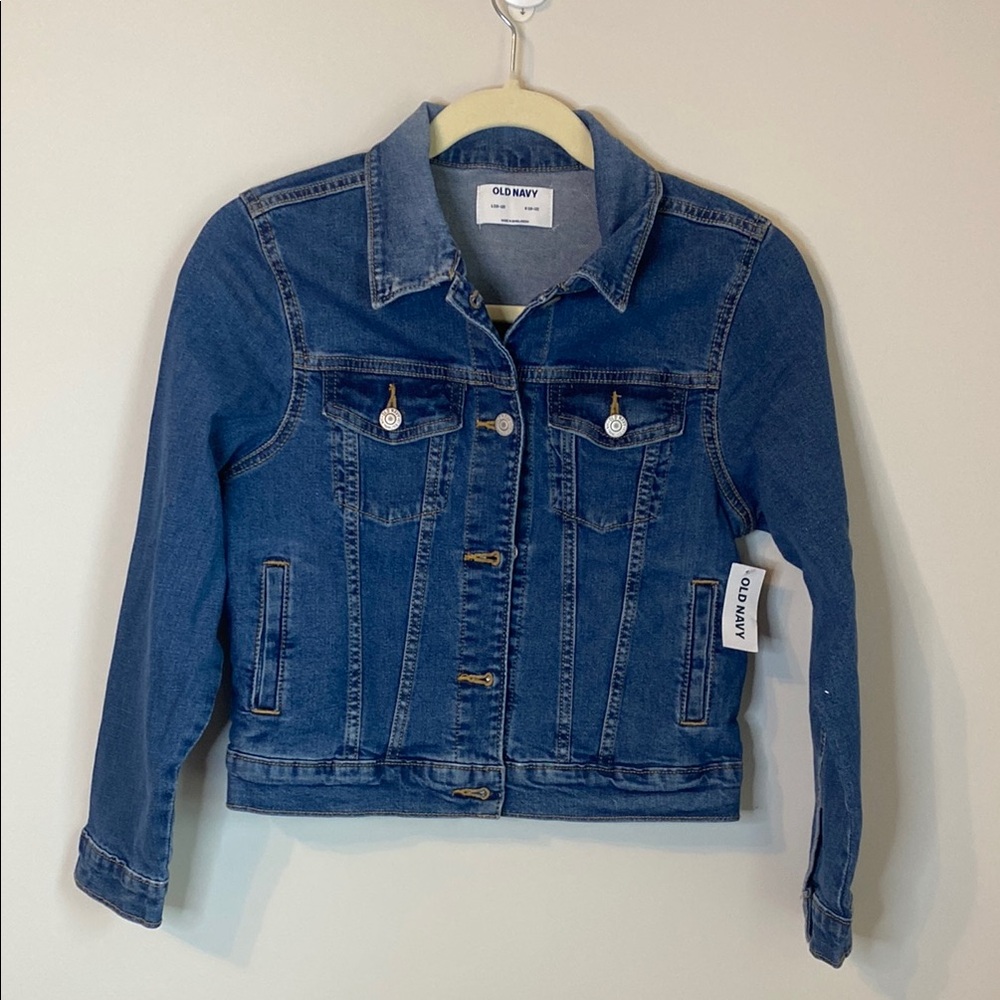 NWT- Old Navy Girls Blue Denim Jean Jacket